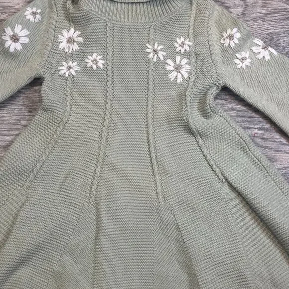 Cupcakes and Cashmere Turtleneck A-line Sweater Dress Girls 2T - Picture 7 of 9